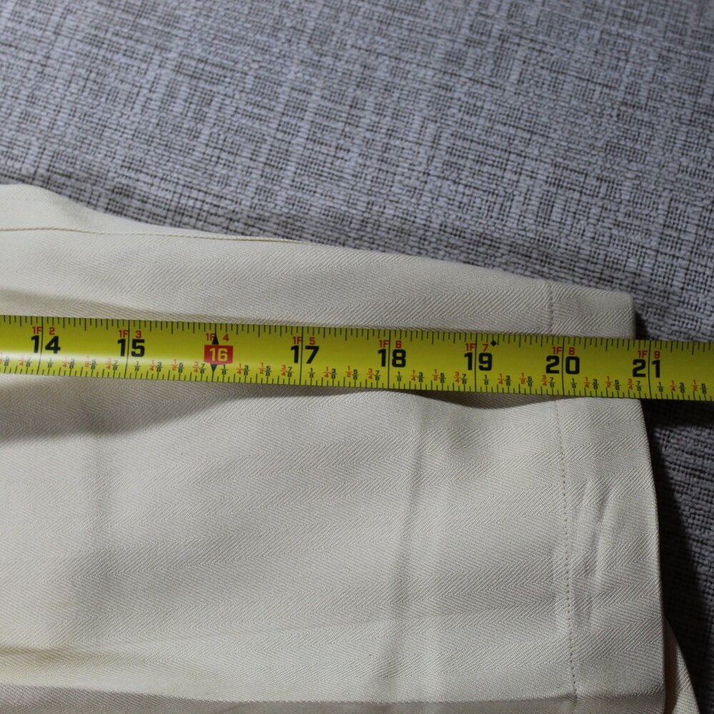Vintage Tommy Bahamas Yellow Silk Dress Shorts - Picture 4 of 8